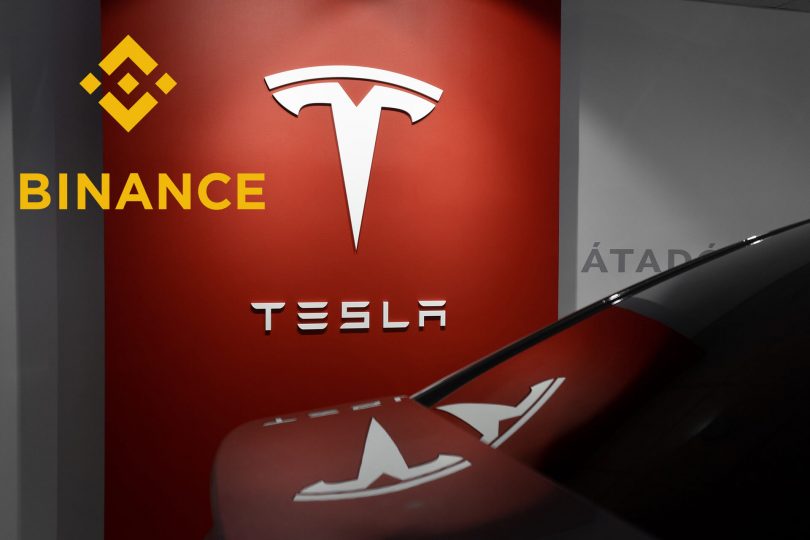 Akcje Tesla na Binance